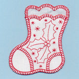 Holly & Berries Stocking (In-the-Hoop)