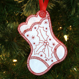 Holly & Berries Stocking (In-the-Hoop)