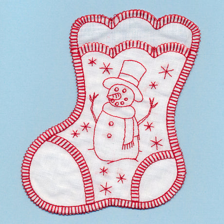 Snowman Stocking (In-the-Hoop)