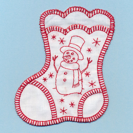 Snowman Stocking (In-the-Hoop)
