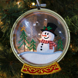 Winter Scene Snowglobe (Organza)