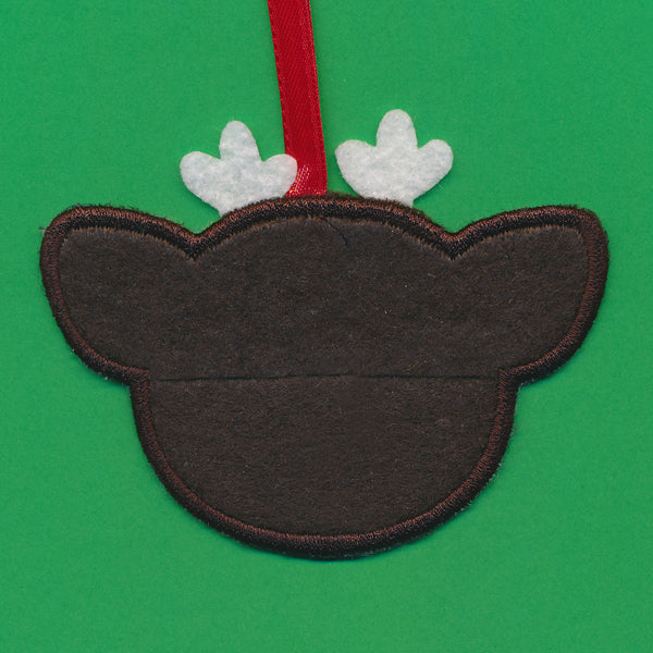 Christmas Treat Holder - Reindeer (In-the-Hoop)