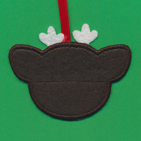 Christmas Treat Holder - Reindeer (In-the-Hoop)