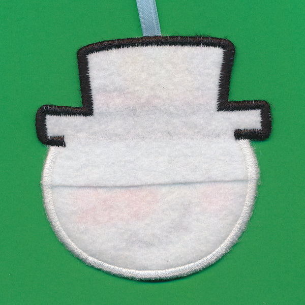 Christmas Treat Holder - Snowman (In-the-Hoop)