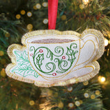 Crafty Christmas Teacup Ornament (In-the Hoop)
