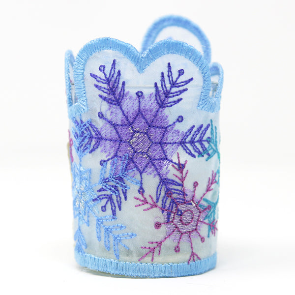 Winter's Gems Votive Wrap (Organza)