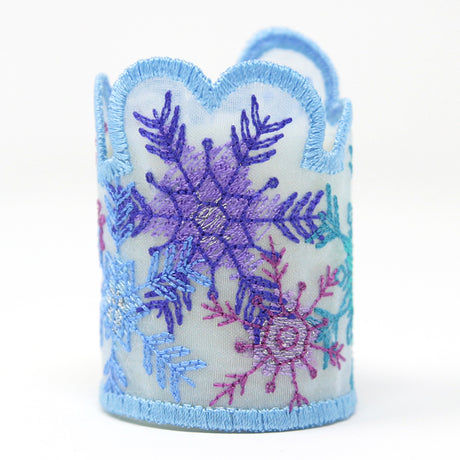Winter's Gems Votive Wrap (Organza)