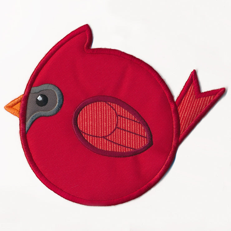 Roly-Poly Cardinal Trivet (In-the-Hoop)