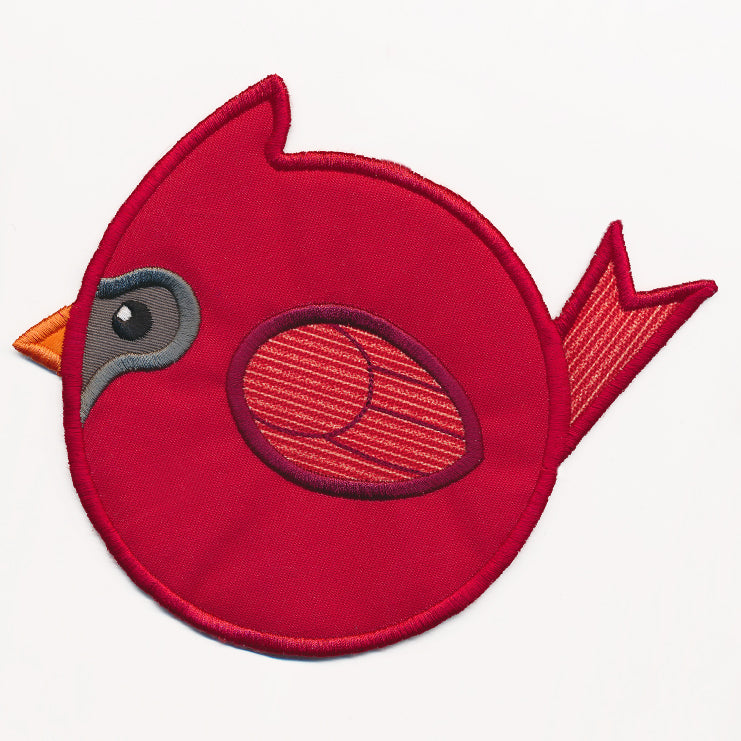Roly-Poly Cardinal Trivet (In-the-Hoop)