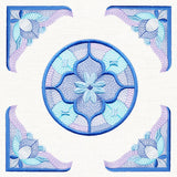 Victorian Stained Glass Pillow Pair