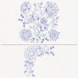 Jacobean Blooms Pillow Pair (Vintage)