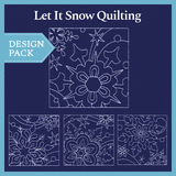 A Let It Snow Quilting (Double Run) Design Pack