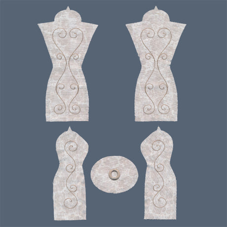 Dress Form Pincushion (In-the-Hoop)