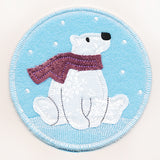 Cozy Winter Coaster - Polar Bear (In-the-Hoop)