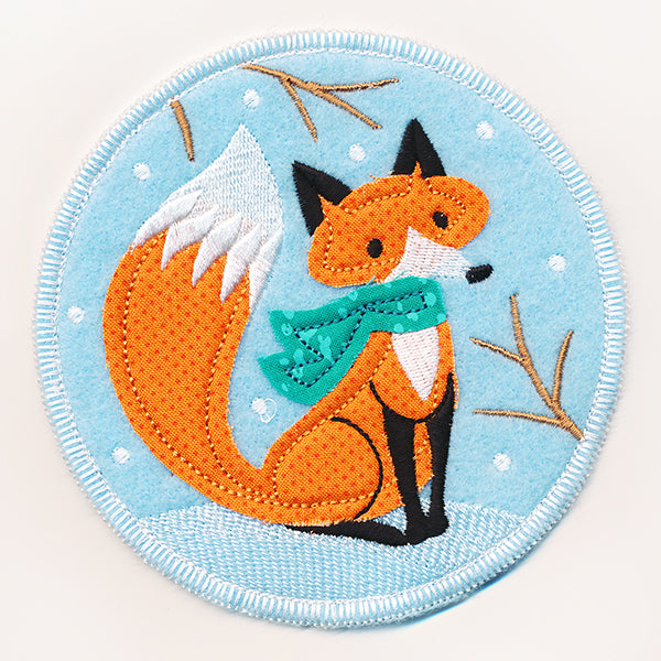 Cozy Winter Coaster - Fox (In-the-Hoop)