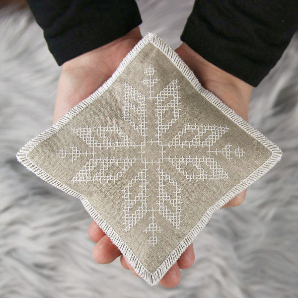 Nordic Snowflake Handwarmer 1 (In-the-Hoop)