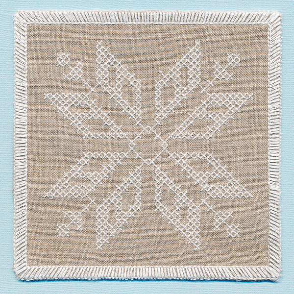 Nordic Snowflake Handwarmer 1 (In-the-Hoop)