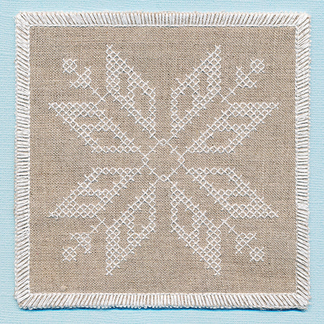 Nordic Snowflake Handwarmer 1 (In-the-Hoop)