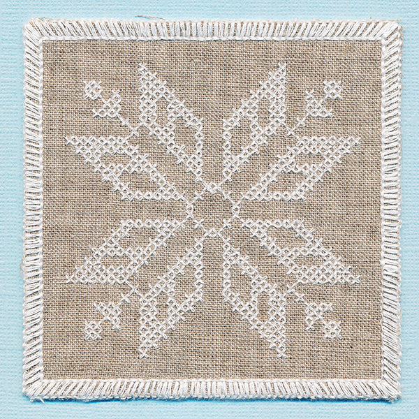 Nordic Snowflake Handwarmer 1 (In-the-Hoop)