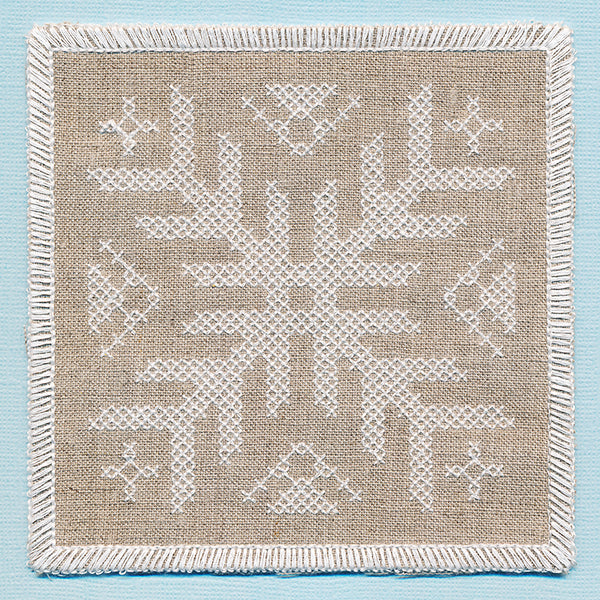Nordic Snowflake Handwarmer 2 (In-the-Hoop)