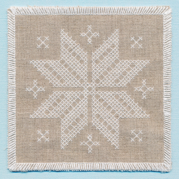 Nordic Snowflake Handwarmer 3 (In-the-Hoop)