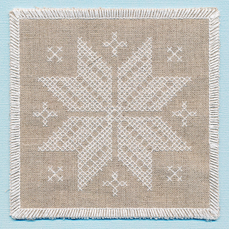 Nordic Snowflake Handwarmer 3 (In-the-Hoop)