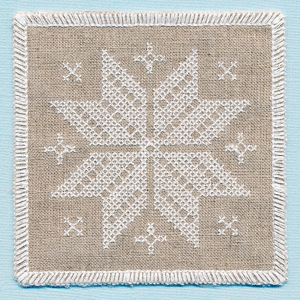 Nordic Snowflake Handwarmer 3 (In-the-Hoop)