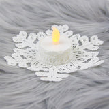 Snowflake Tea Light Holder (Battenburg Lace)