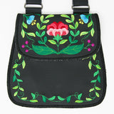 Folk Flowers Leather Purse (In-the-Hoop)