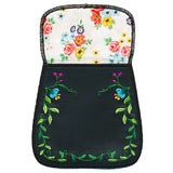 Folk Flowers Leather Purse (In-the-Hoop)