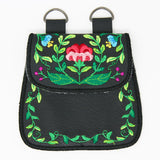 Folk Flowers Leather Purse (In-the-Hoop)