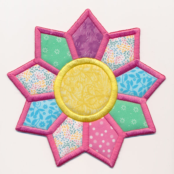 Blooming Daisy Trivet (In-the-Hoop)