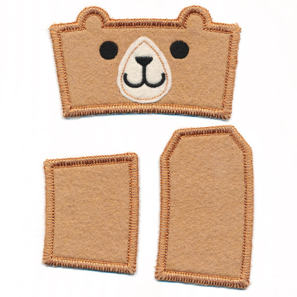 Coffee Cup Cozy - Bear (In-the-Hoop)