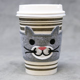 Coffee Cup Cozy - Cat (In-the-Hoop)