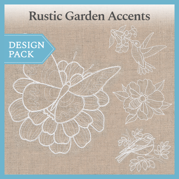 A Rustic Garden Accents Design Pack