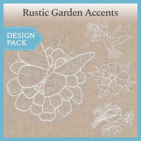 A Rustic Garden Accents Design Pack