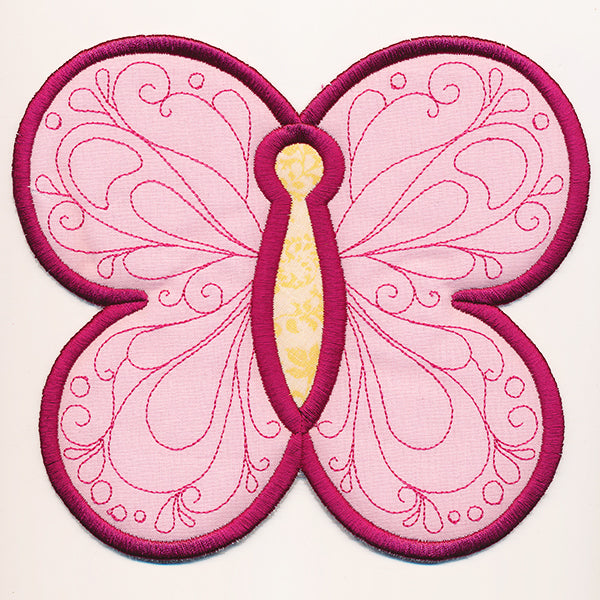 Fluttering Butterfly Trivet (In-the-Hoop)
