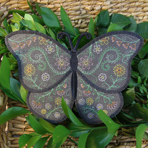 Winged Whimsy Butterfly (In-the-Hoop)