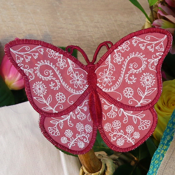 Winged Whimsy Butterfly (In-the-Hoop)