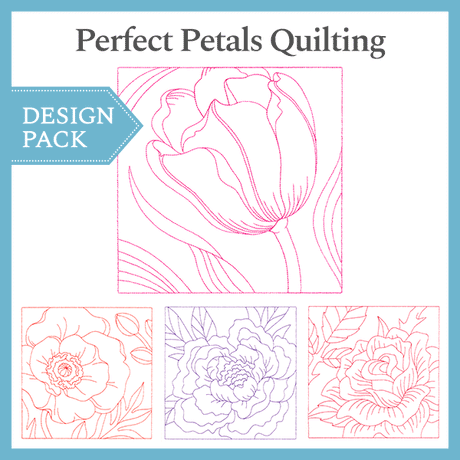 A Perfect Petals Quilting Design Pack