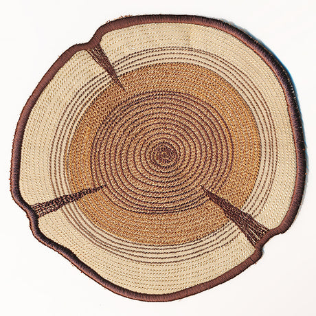 Rustic Wood Slice Trivet (In-the-Hoop)