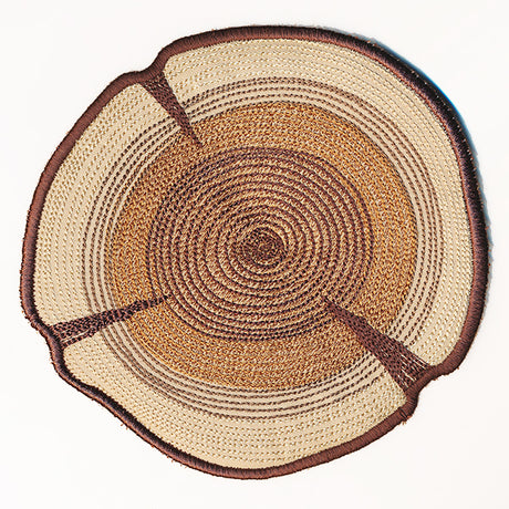 Rustic Wood Slice Trivet (In-the-Hoop)