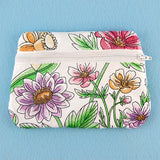 Floral Flair Zipper Pouch (In-the-Hoop)