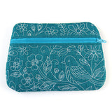 Birds & Blooms Zipper Pouch (In-the-Hoop)