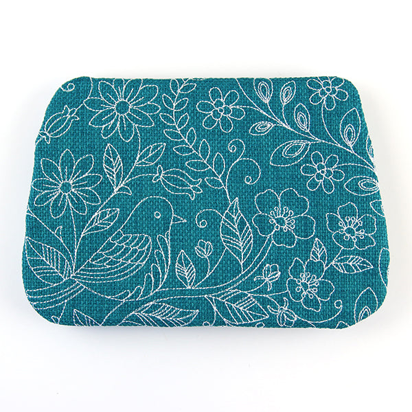 Birds & Blooms Zipper Pouch (In-the-Hoop)