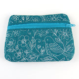 Birds & Blooms Zipper Pouch (In-the-Hoop)