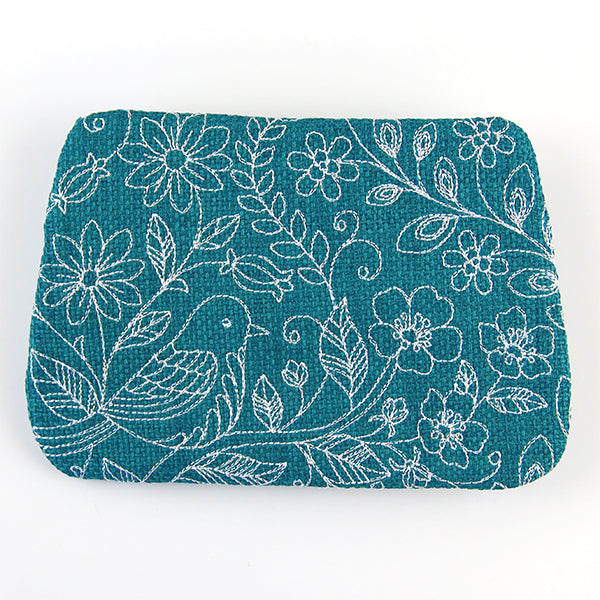 Birds & Blooms Zipper Pouch (In-the-Hoop)
