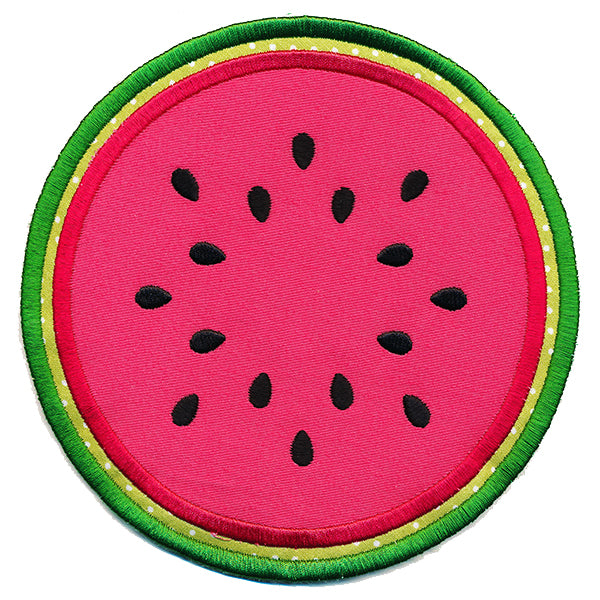 Watermelon Slice Trivet (In-the-Hoop)
