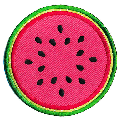 Watermelon Slice Trivet (In-the-Hoop)