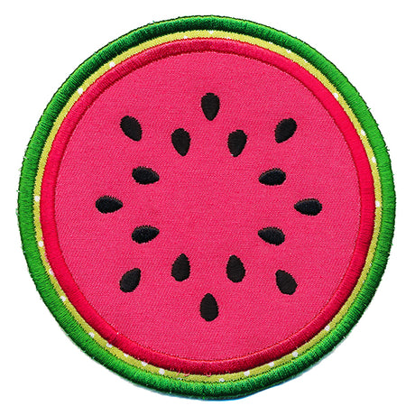 Watermelon Slice Trivet (In-the-Hoop)